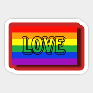 pride month love Sticker